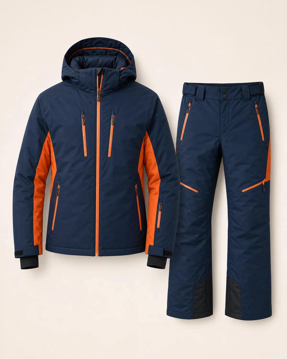 Representative image of two-piece ski suit for Mount Elbrus rental
